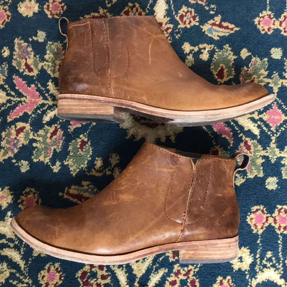 🍄 Kork-Ease Velma Brown Leather Bootie - Picture 14 of 16